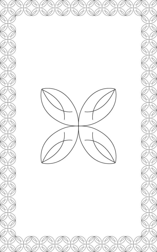 Abstract Design with Frame Design illustration vector