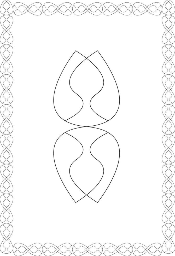 Abstract Design with Frame illustration vector