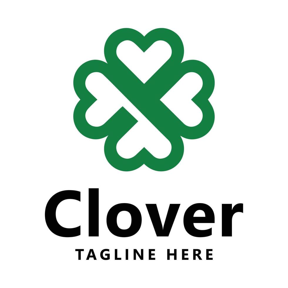 Clover Logo Design Modern, Abstract, Professional Branding vector
