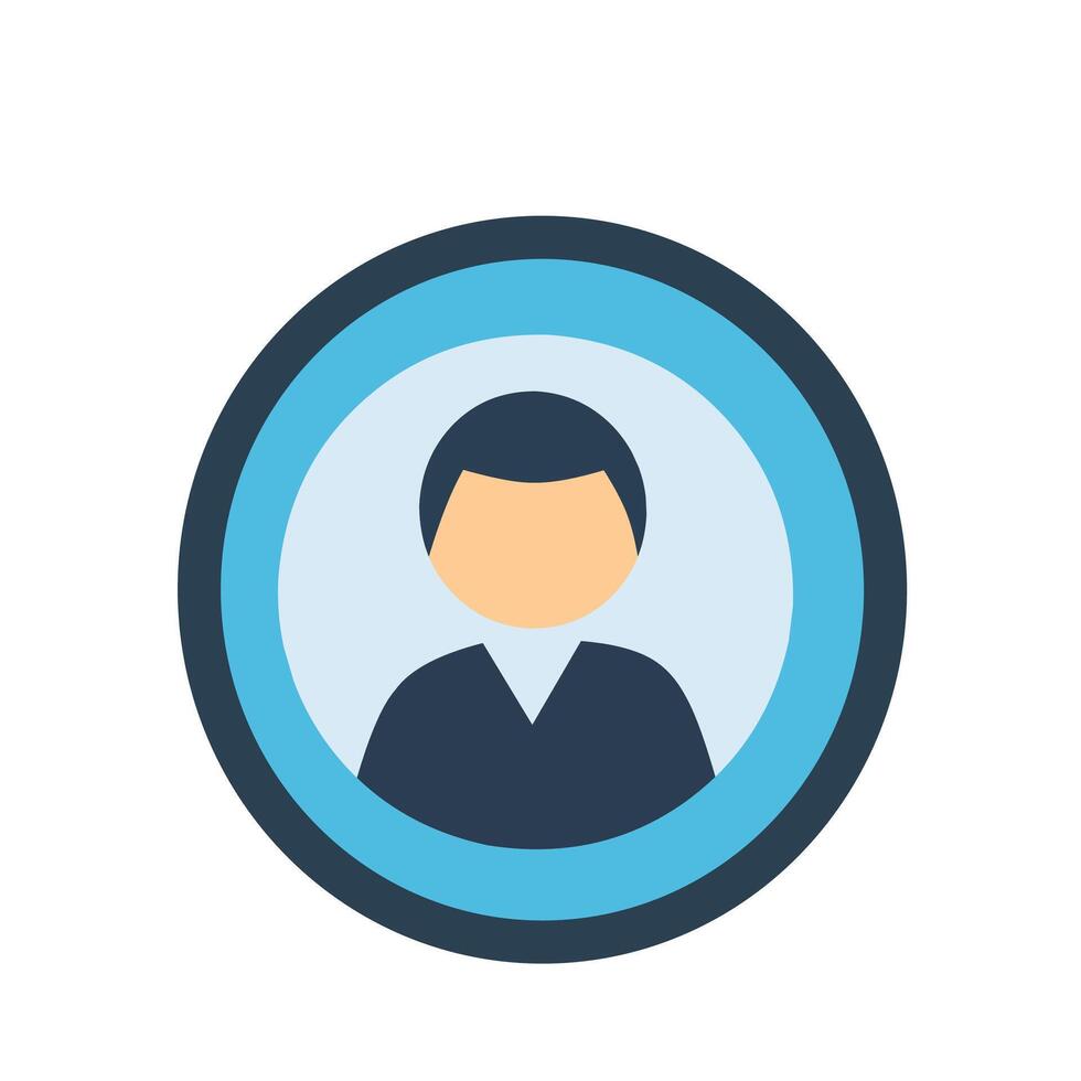 user avatar icon, ideal for profiles, accounts, contact sections, or team page vector