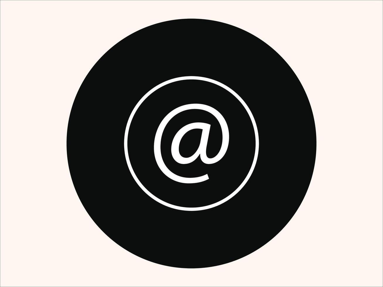 Flat style at icon. Perfect for email vector