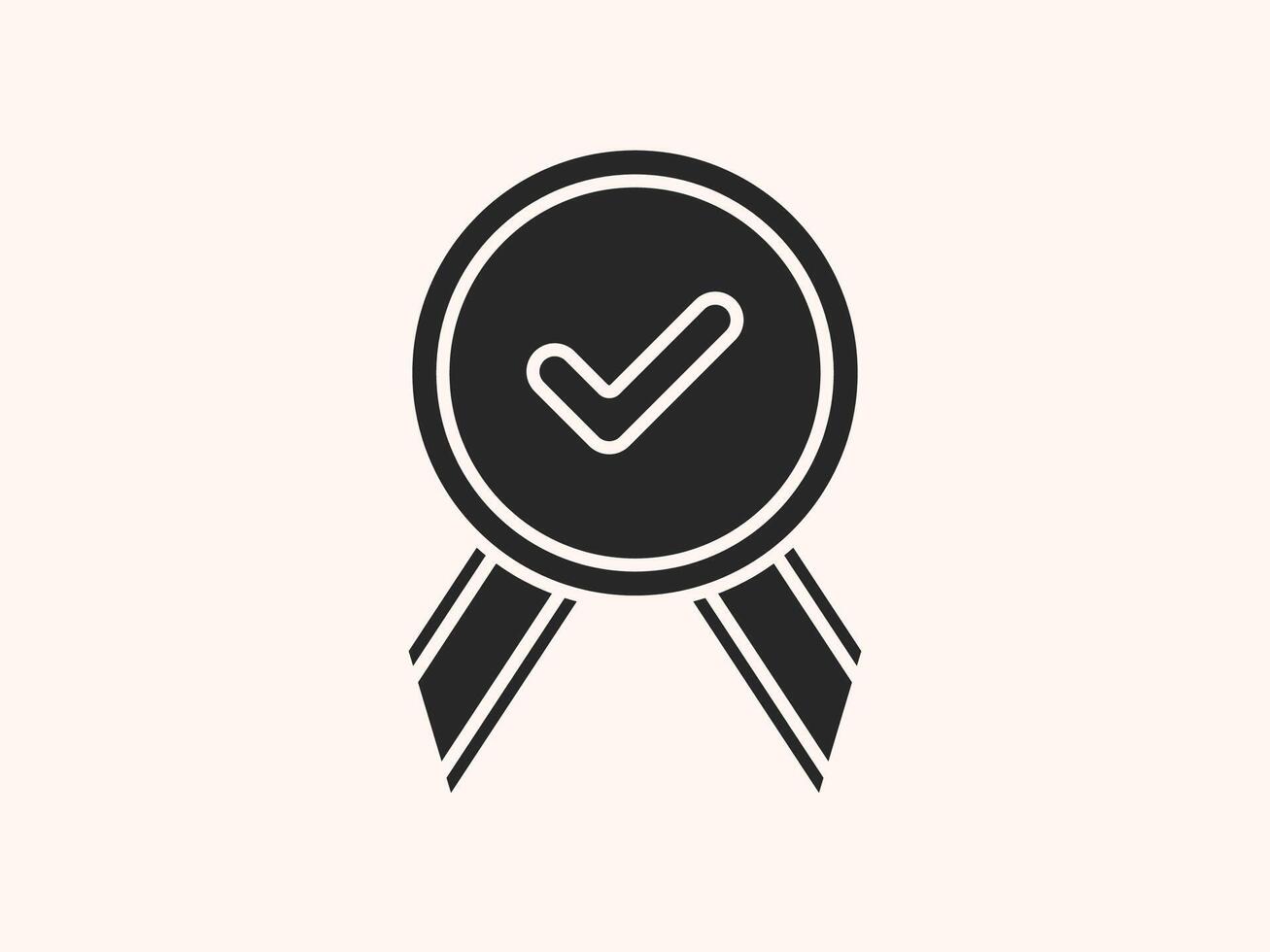 achievement icon featuring a trophy and star symbol vector