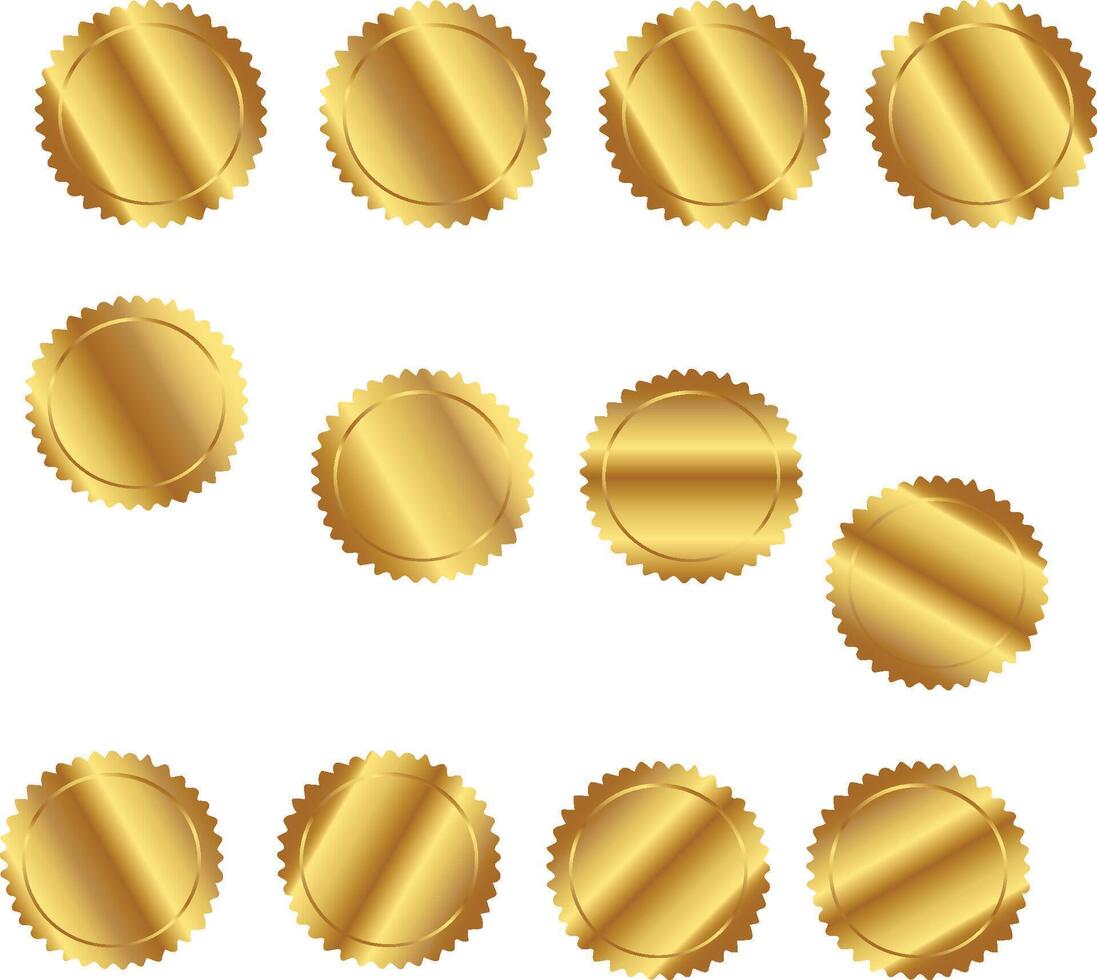 Golden awards illustration vector