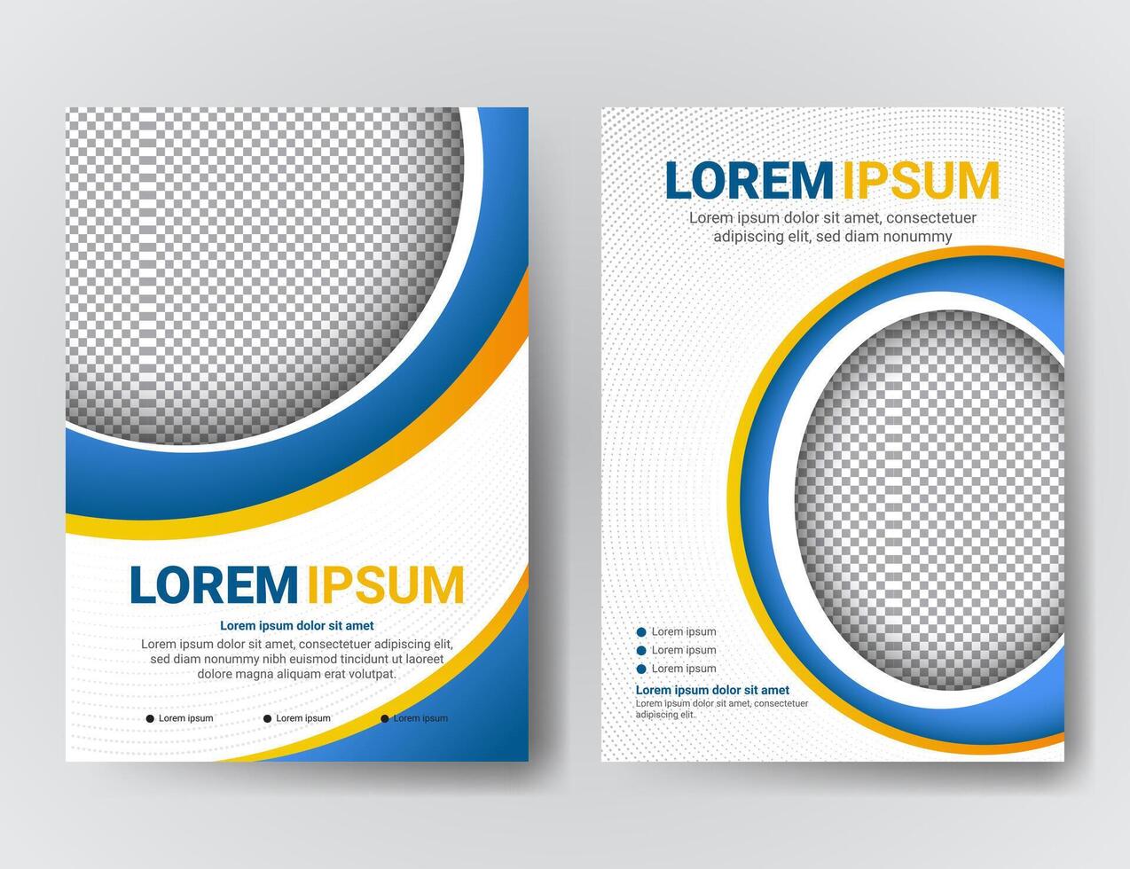 Brochure or template, annual report cover design background vector