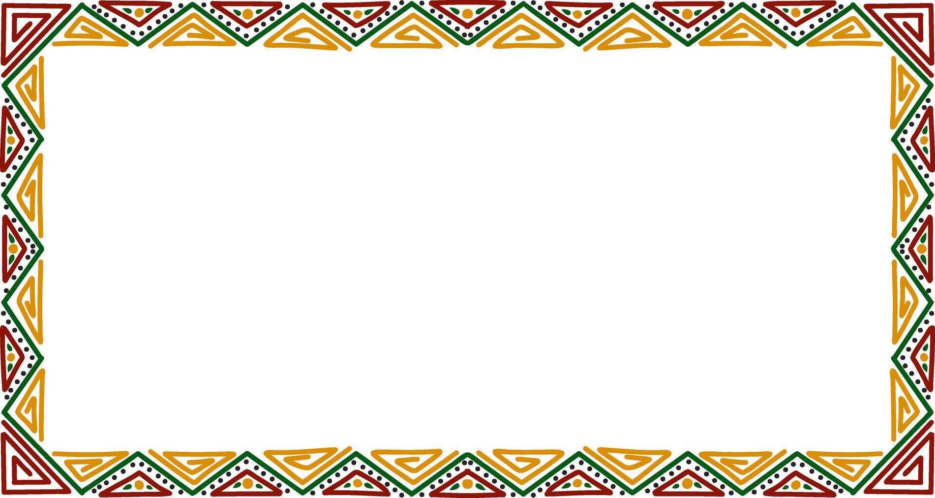 Black history month frame,Borders And Frames Black history month , Frame for Juneteenth with space for text .colorful abstract rectangle frame vector