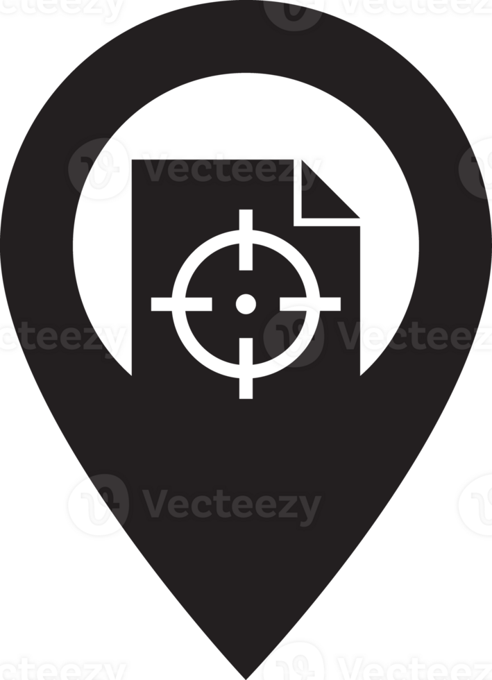 document target location pin icon png