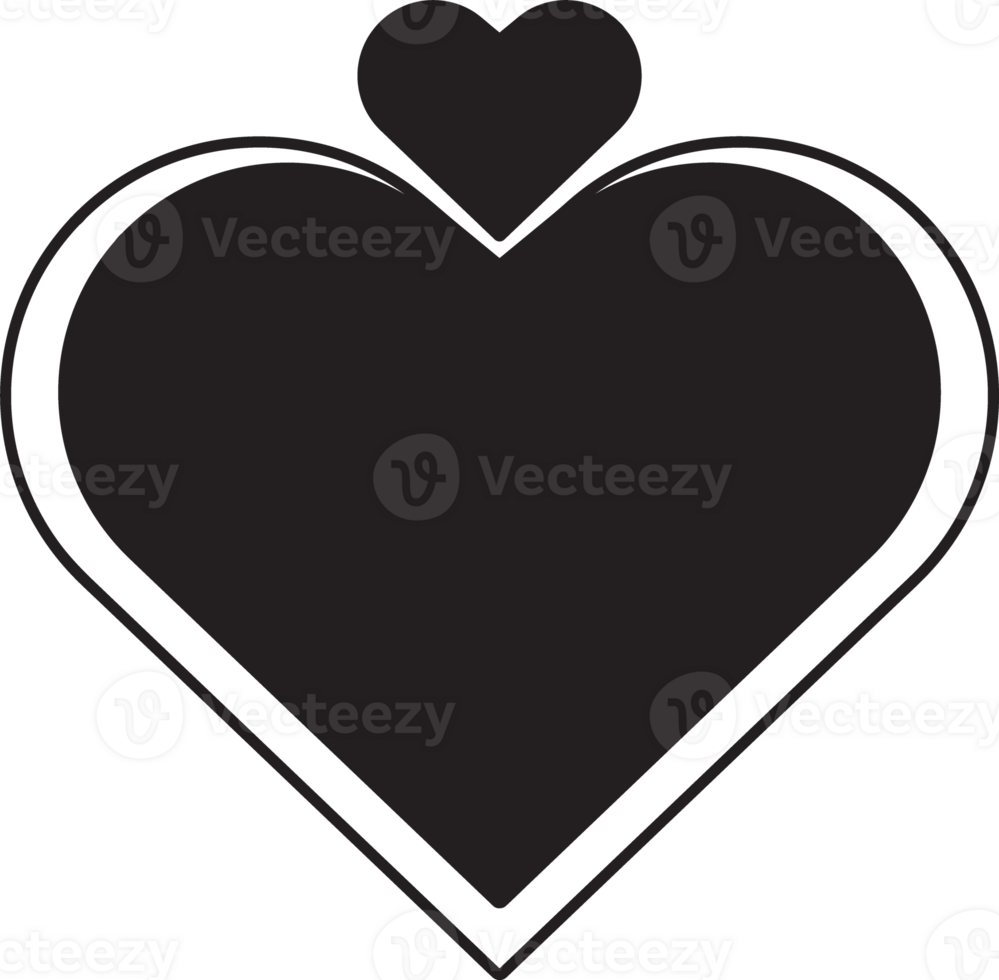 abstract heart icon png