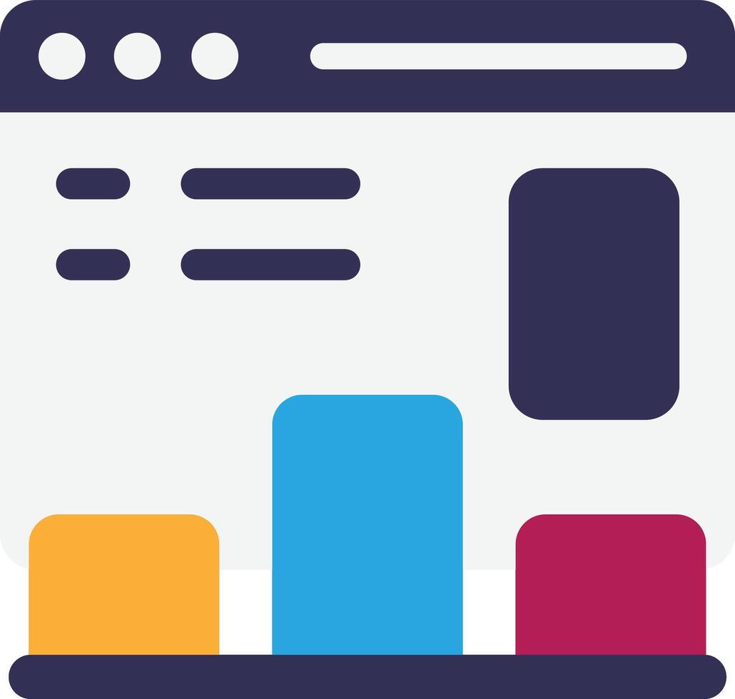 Chart Graph Analytics Business vector