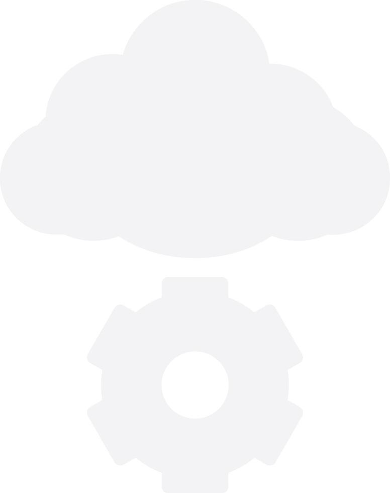 Cloud Computing Storage Setup vector