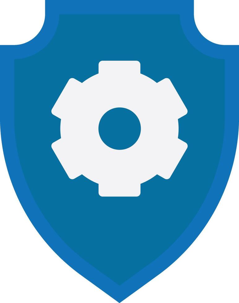 Shield Protection Security Setup vector