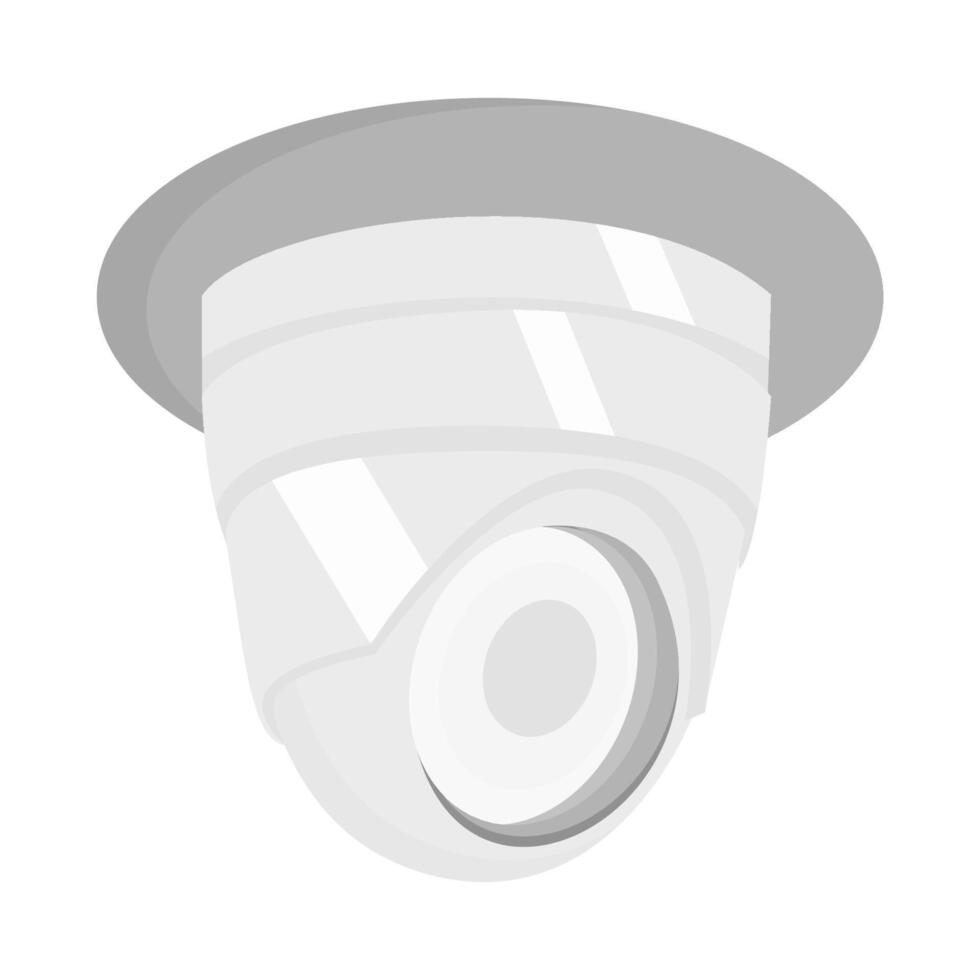 Ceiling Dome CCTV Camera , Indoor Security Surveillance Icon vector