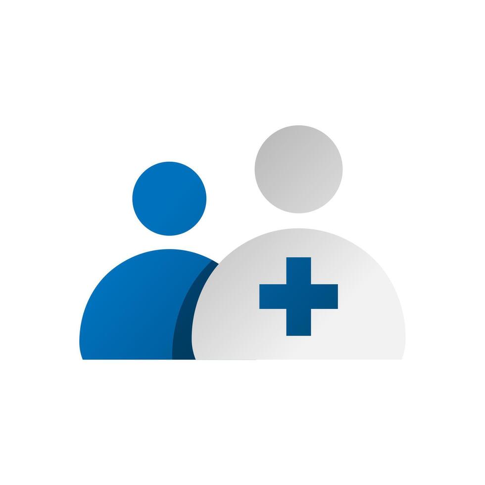 Add user icon illustration. flat design of person avatar with plus sign, representing add friend, new user, join member, or create account feature vector