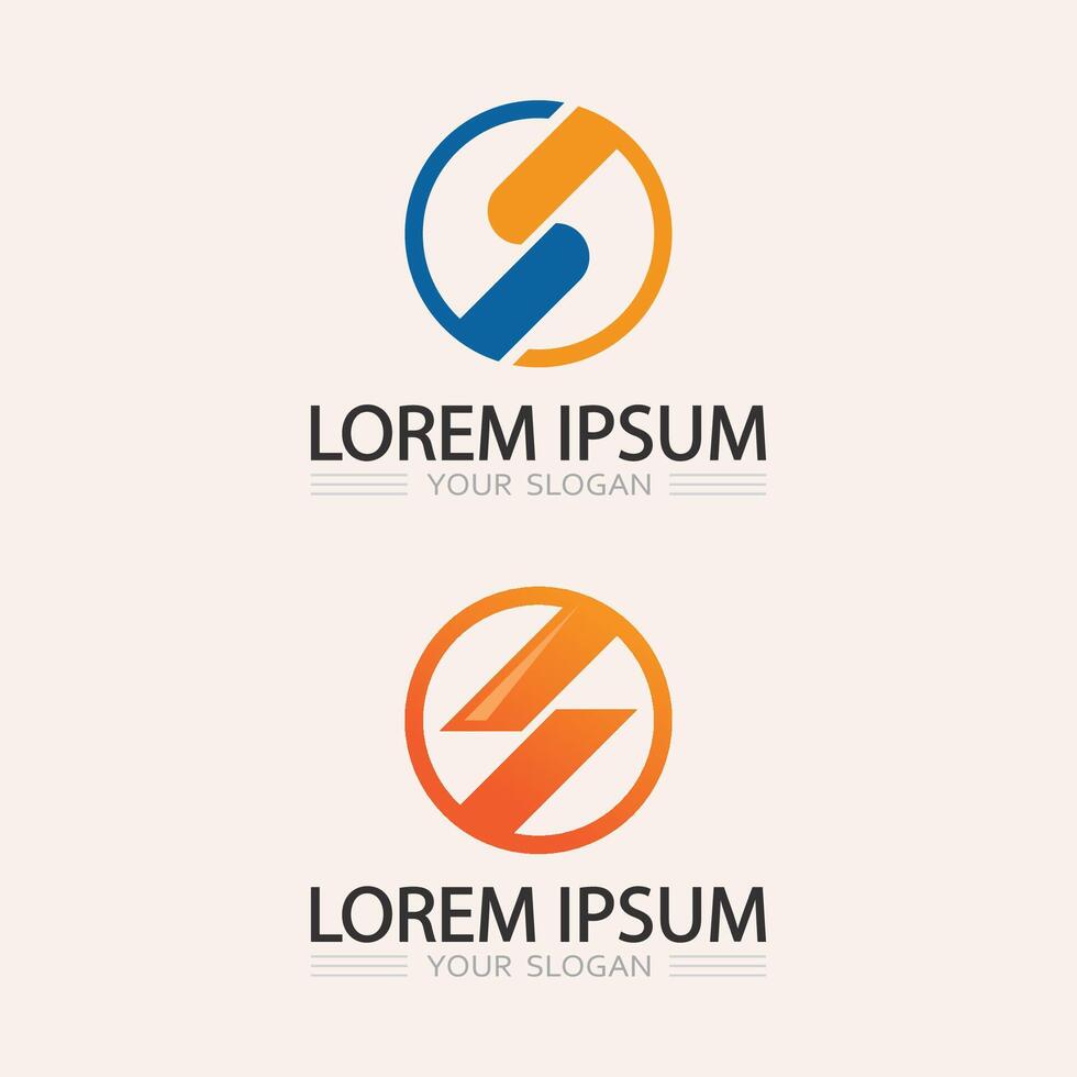 Thunder Flash Icon Logo with Futuristic Electro Design for Green Energy and Tech Industry vector