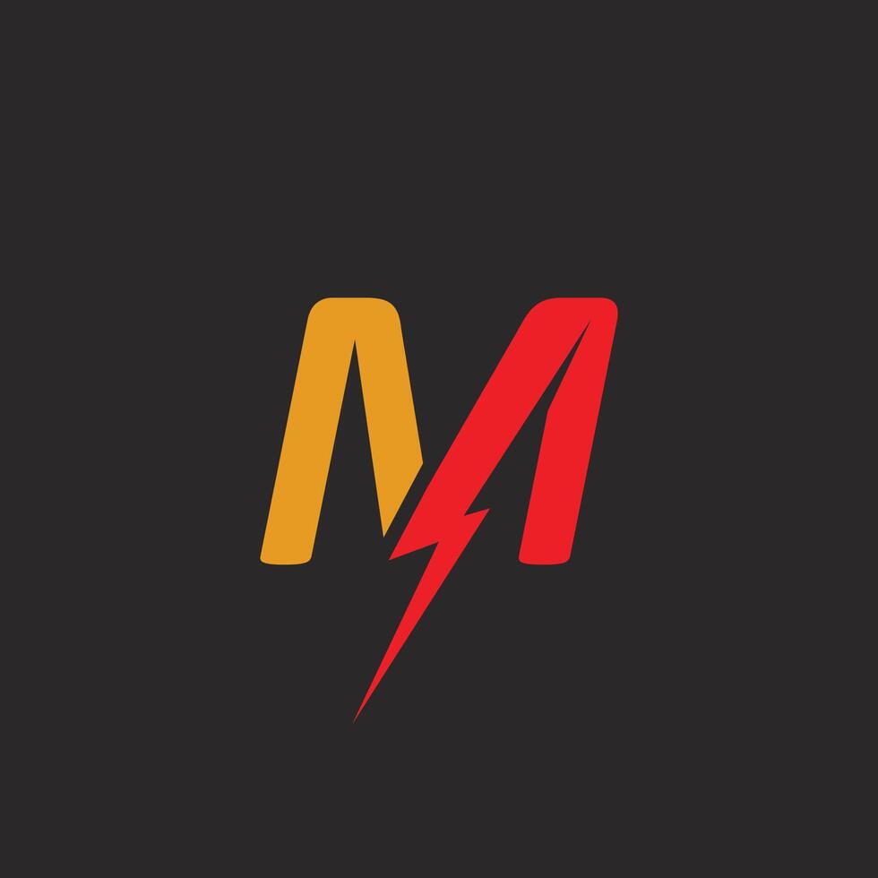 Futuristic Letter M Symbol with Tech Vibes for Software Company and High-Tech Startup Branding vector