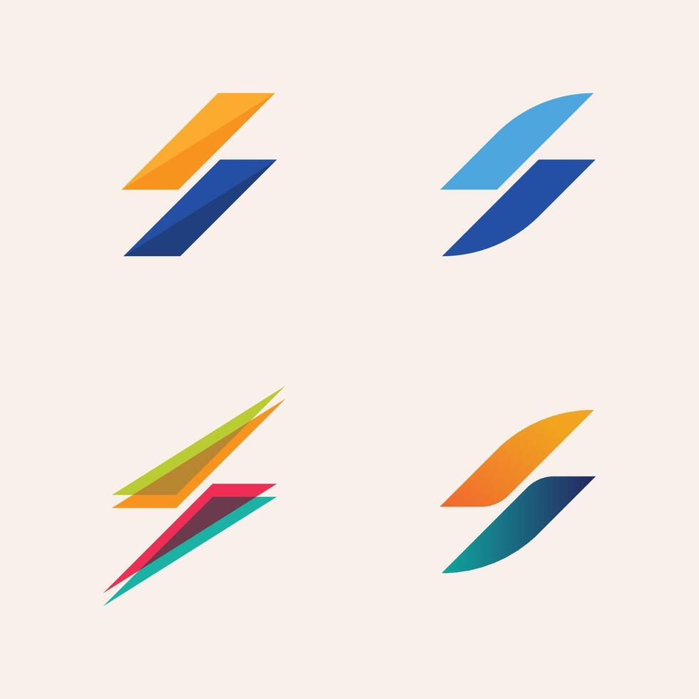 Thunder Power Lightning Logo Design with Bold Electric Symbol in Sharp Graphics vector