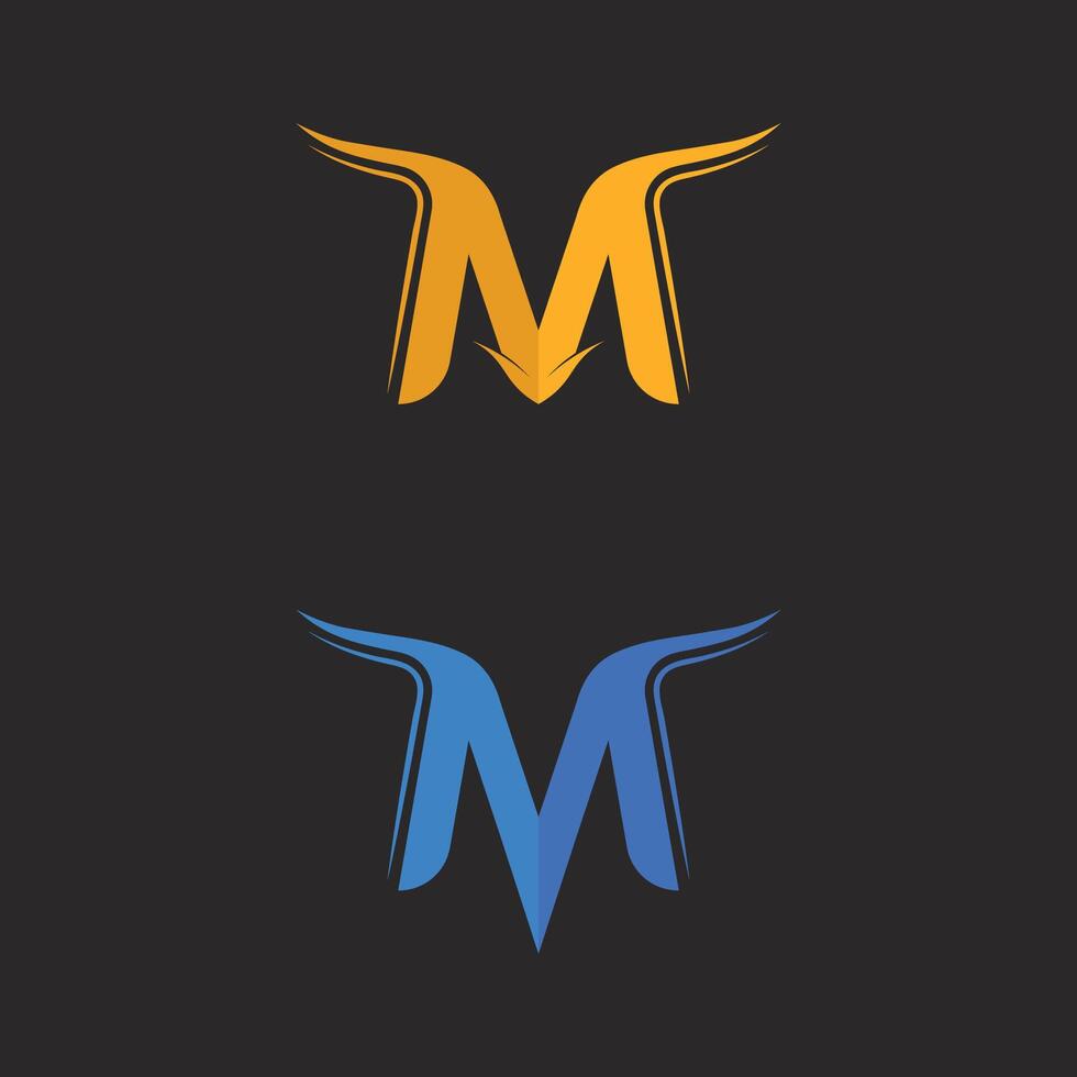 Letter M Logo for Creative Branding, Gift Stores, and Event Management Companies vector