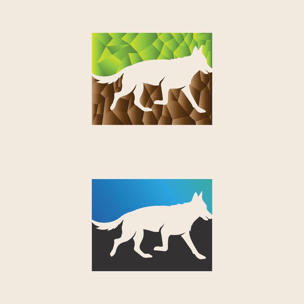 Silhouette Dog Logo Pack vector