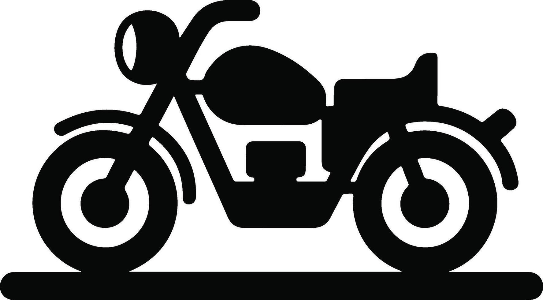 Custom Parts Motorcycle Silhouette vector