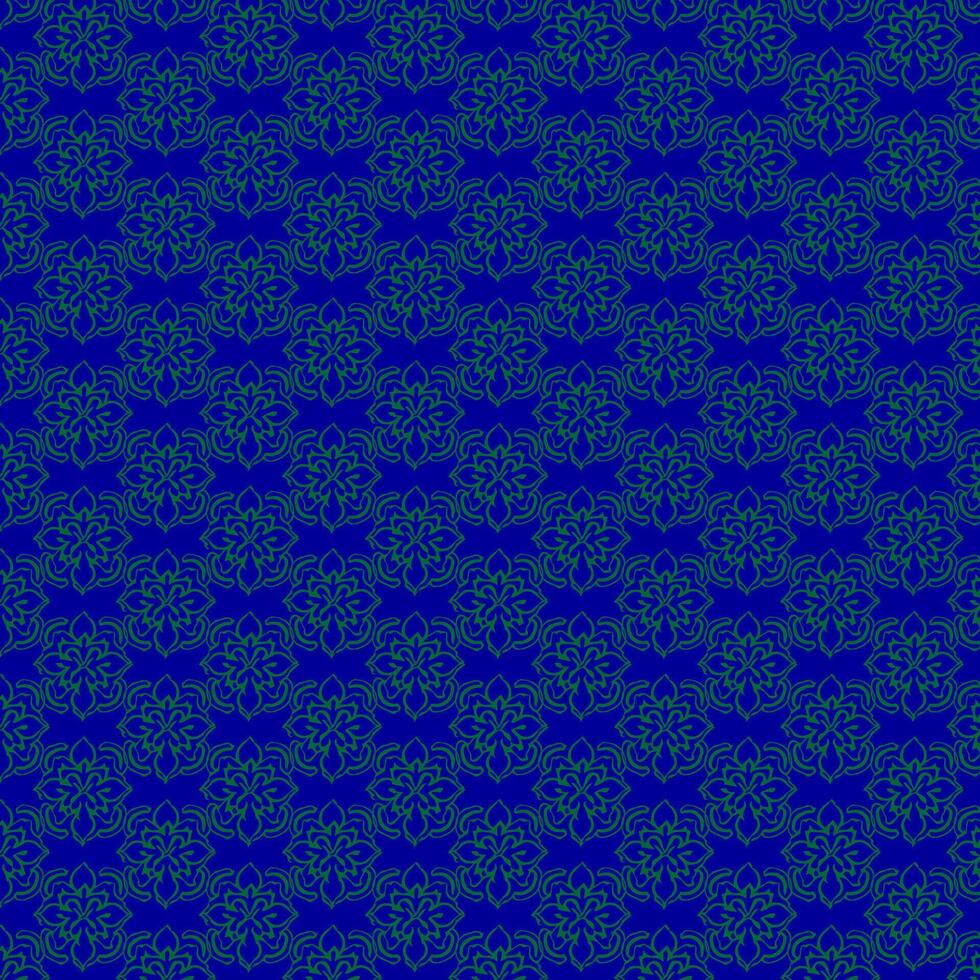 Blue and green patterned background featuring abstract shapes and textures vector