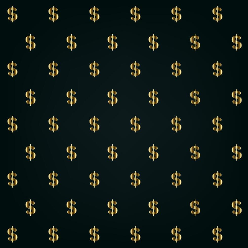 The rich golden gradient enhances the symbol curves, making it ideal for upscale finance, banking, or investment visuals. illustration vector