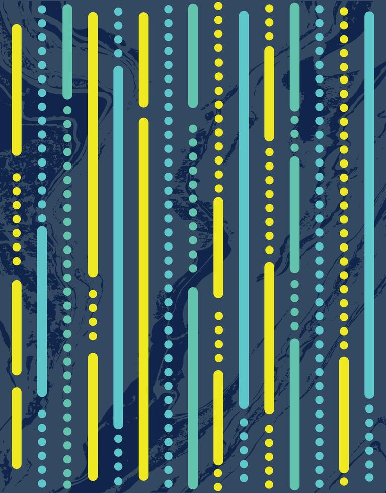Colorful Vertical Lines and Dots Pattern vector