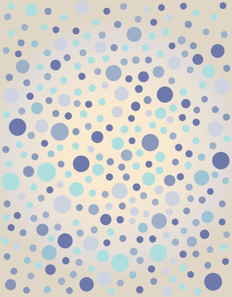 Soft Polka Dot Pattern in Pastels vector