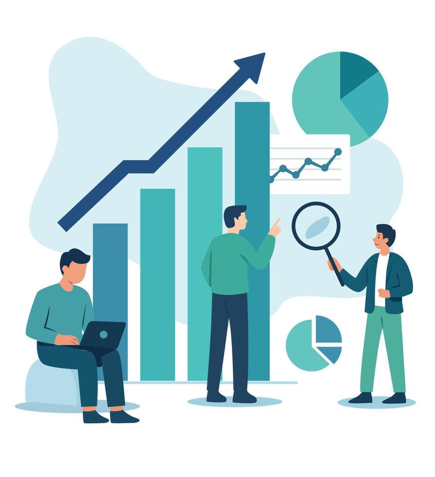 Data Analysis Concept illustration vector