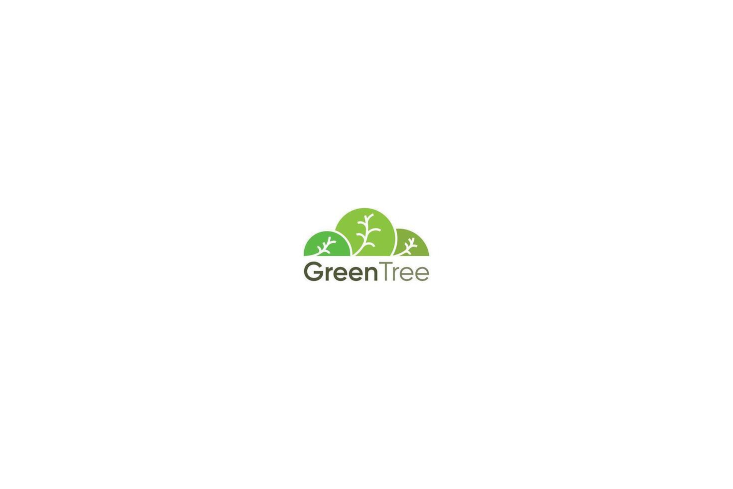 Tree cloud eco friendly storage logo vector