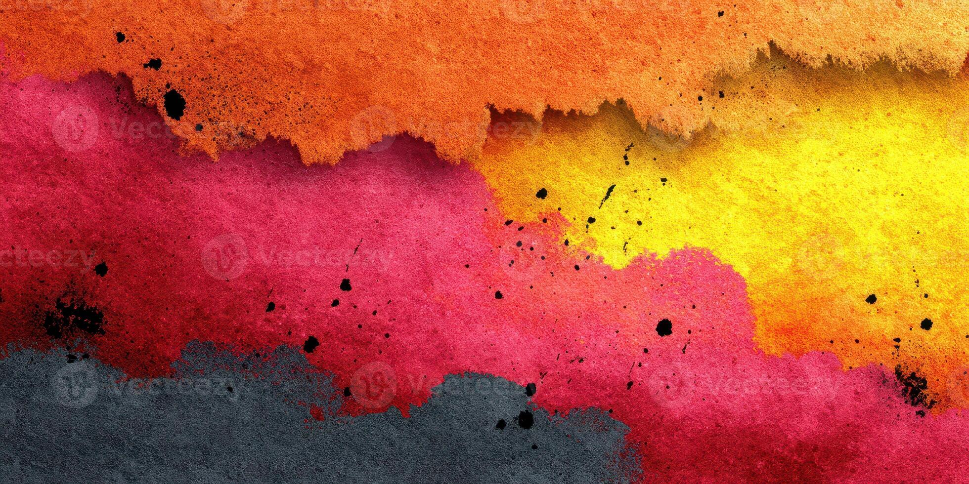 Vibrant abstract watercolor texture with warm tones and dynamic brush strokes showcasing artistic creativity photo