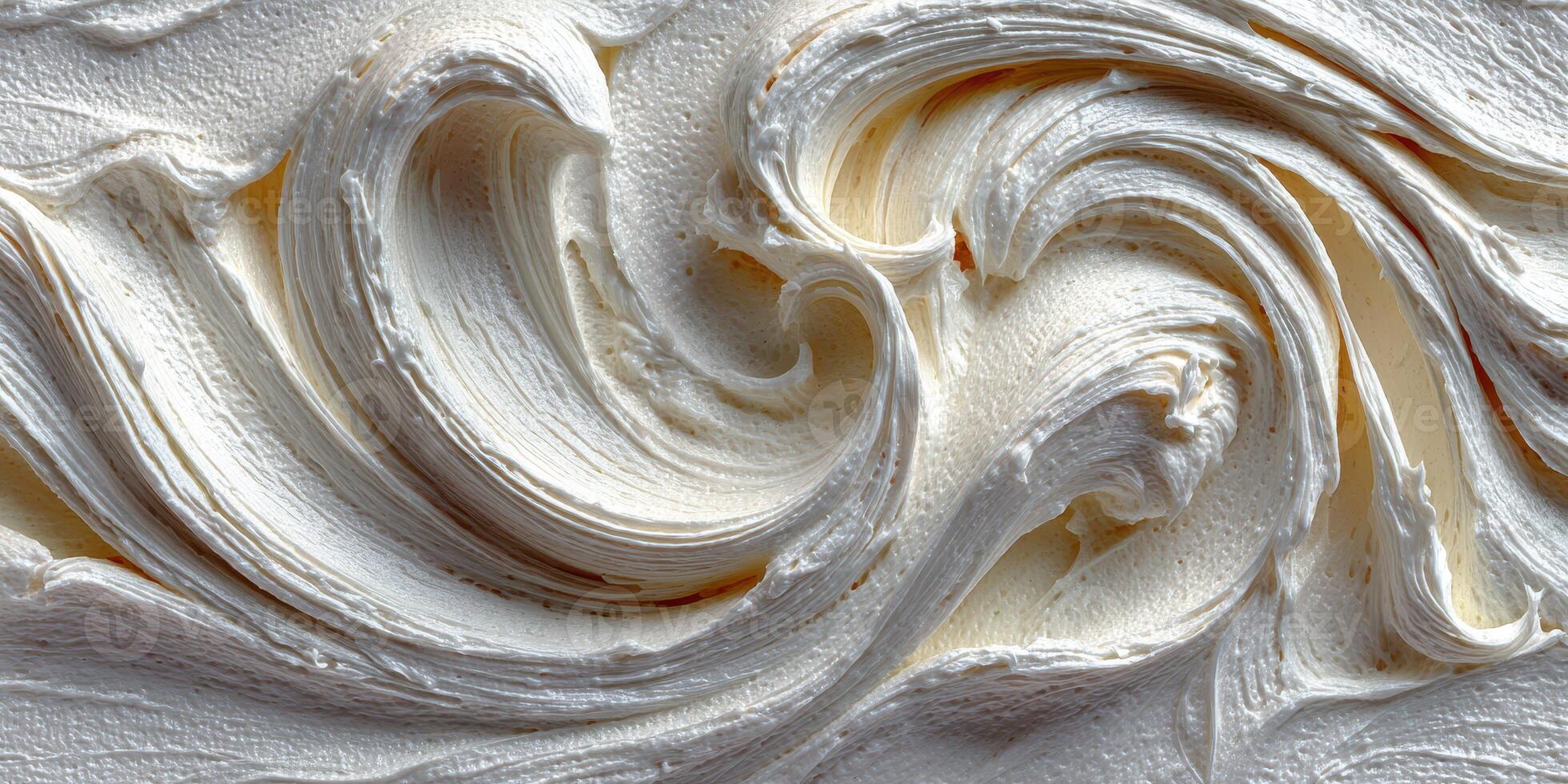 Creamy texture swirls showcasing artisan dessert preparations in a culinary studio photo