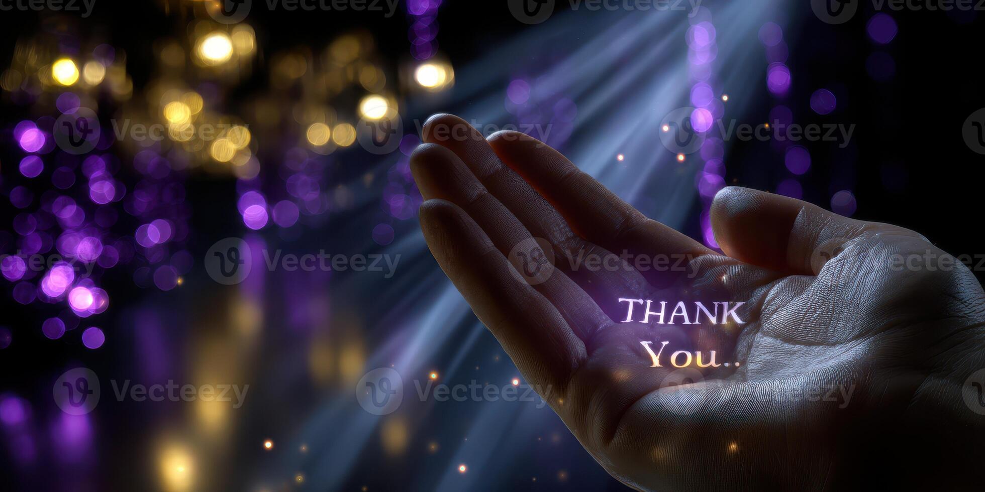 Gentle hand extends with gratitude in a beautiful, illuminated setting during a serene evening photo