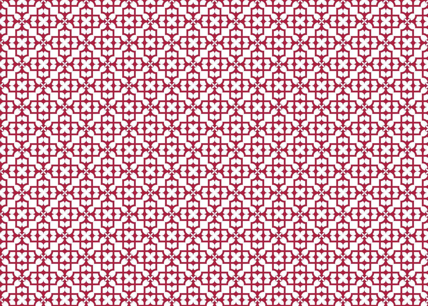 Eastern-Inspired Geometric Background vector