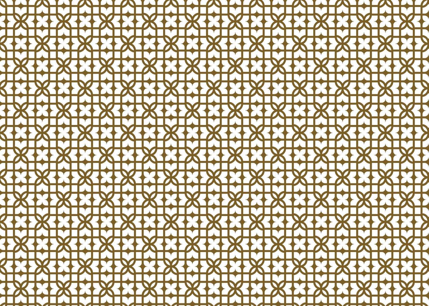 Decorative Eastern-inspired pattern with hand-drawn look. vector