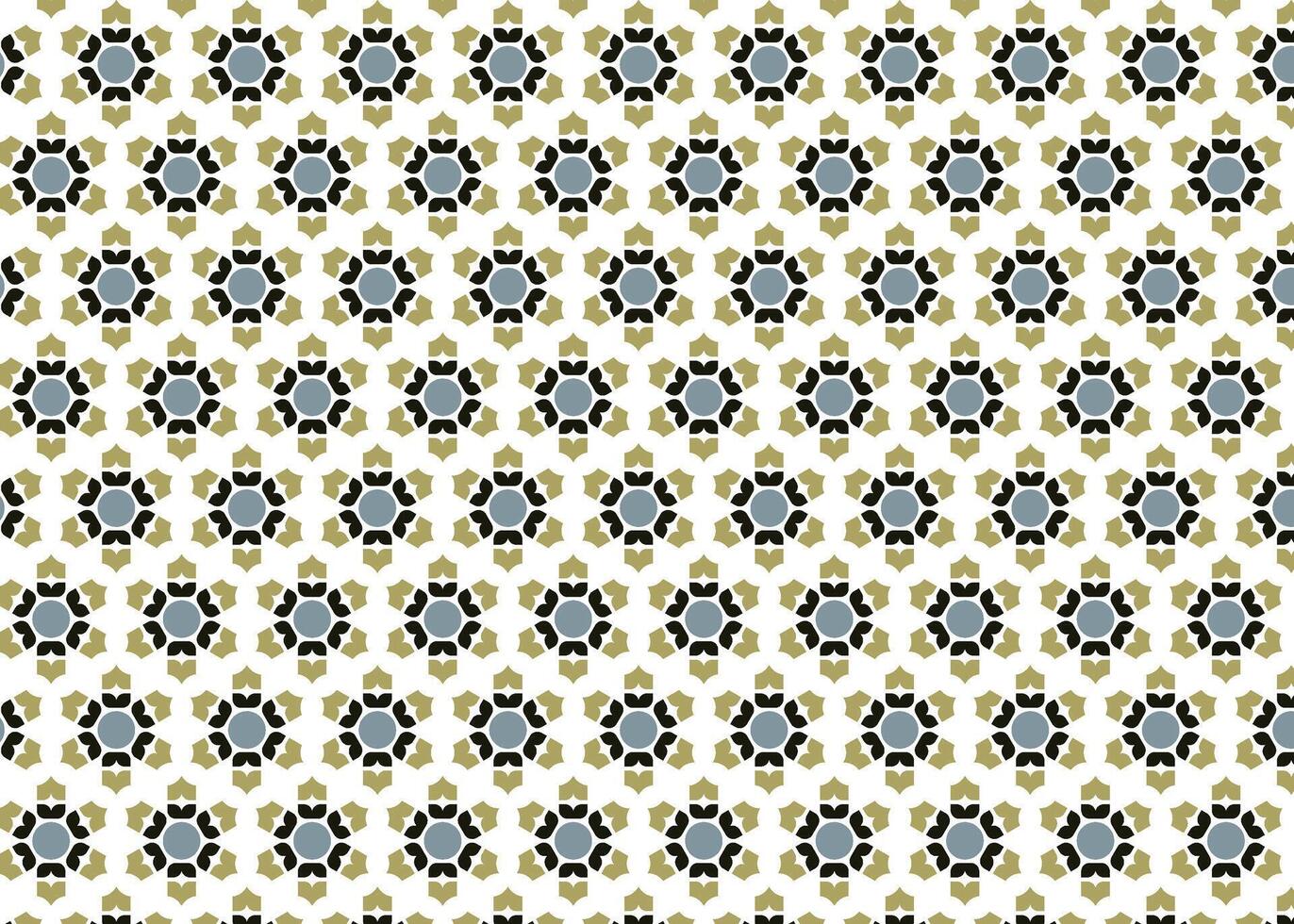 Elegant motif pattern for wrapping paper and home decor. vector