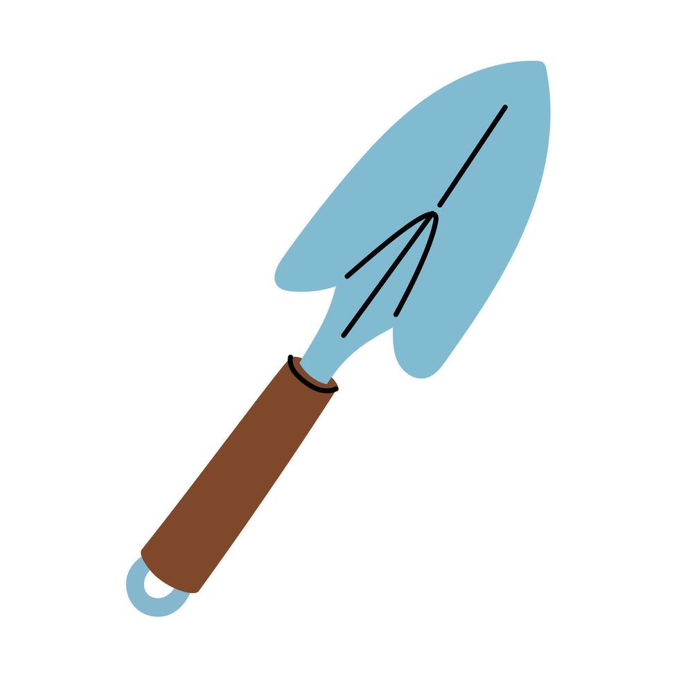 planting pot for a vegetable garden. An item for the soil. Gardening tools. Suitable for ecology, gardening, cleaning, household, packaging design, instructions, educational and infographic materials vector