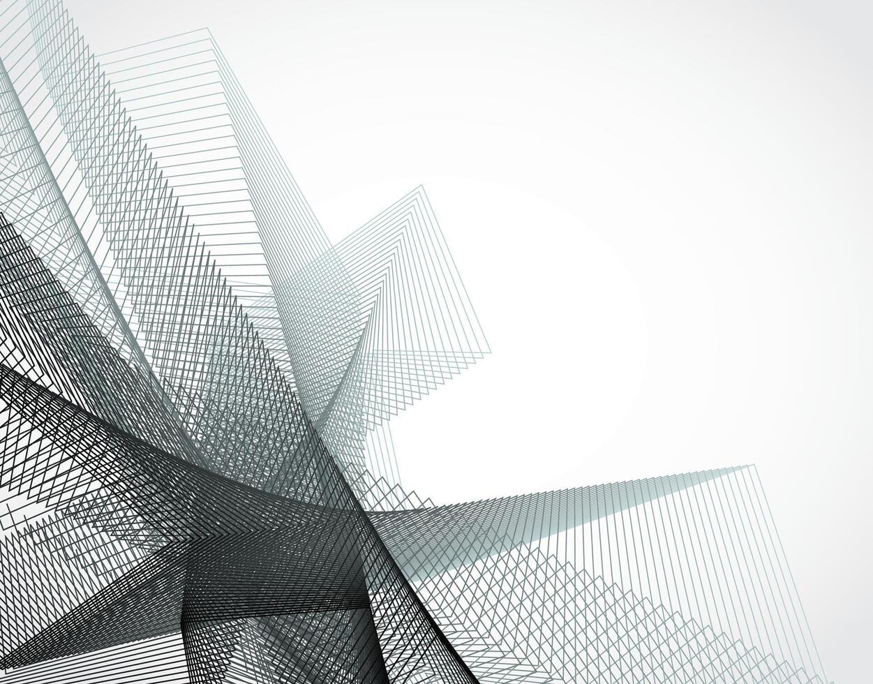 Abstract line structure background vector