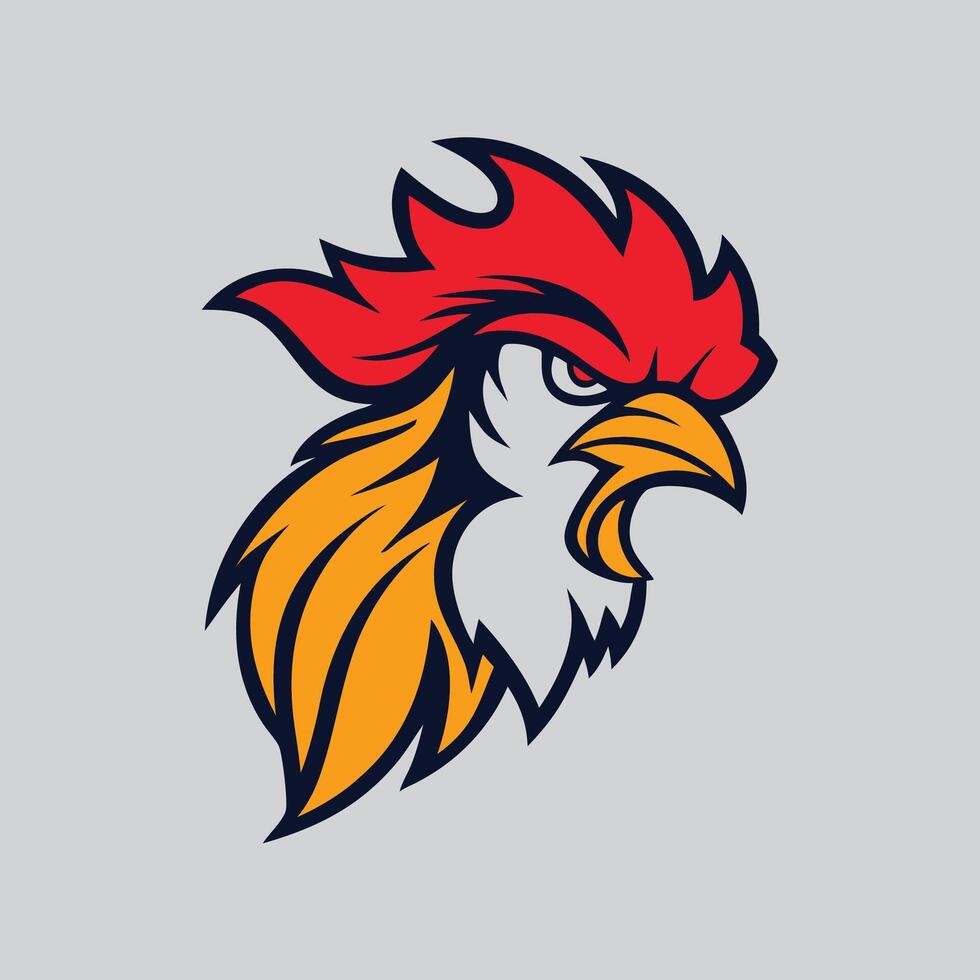 Chicken Art for Merchandise design vector