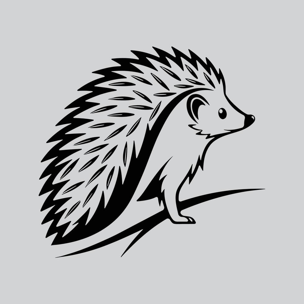 Porcupine Design for Stickers vector
