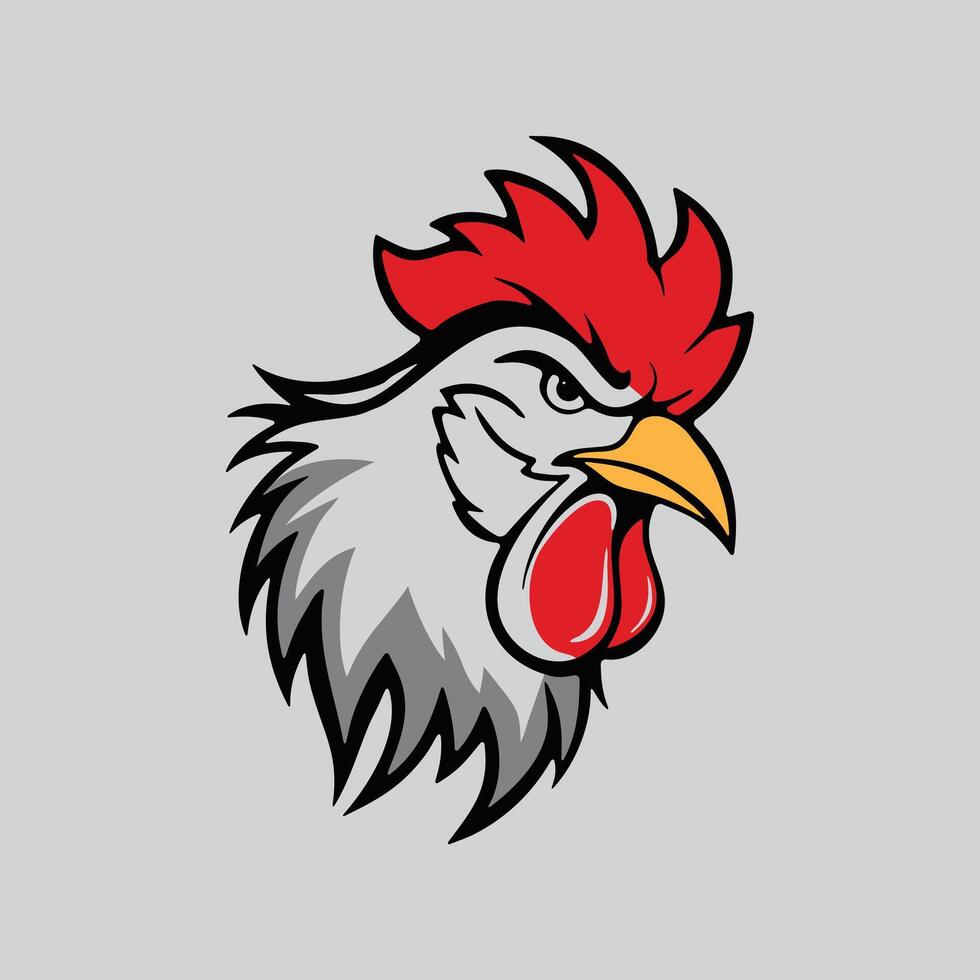 Chicken Artwork for Apparel design vector