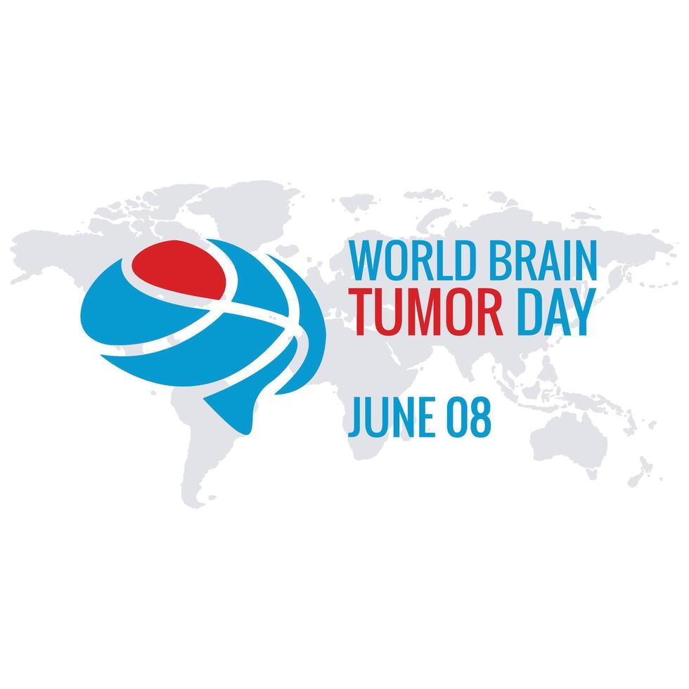 WORLD BRAIN TUMOR DAY DESIGN CONCEPT vector