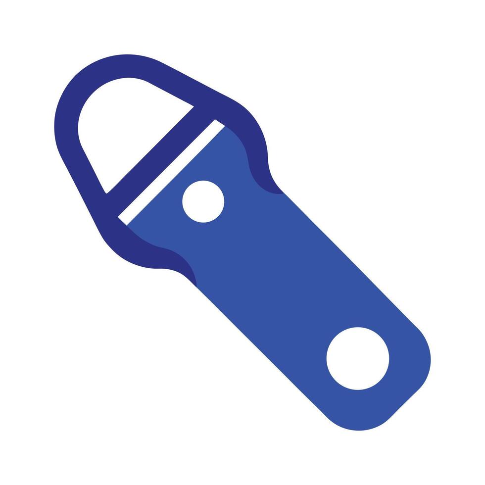 Modern Keychain Bottle Opener vector