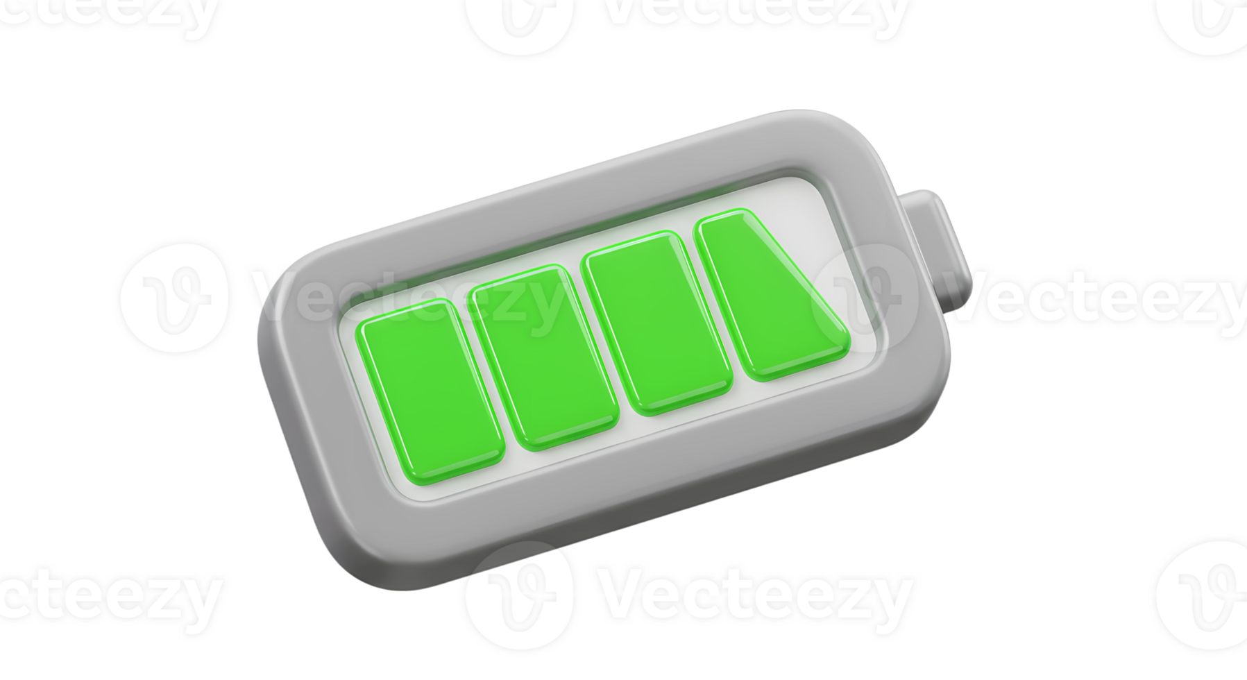 A battery charger with green lights on it png