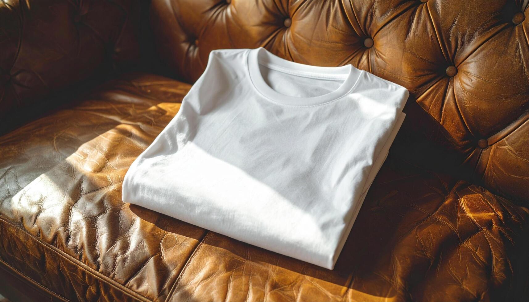 White Oversized T Shirt Mockup on Female Mannequin Transparent Background photo