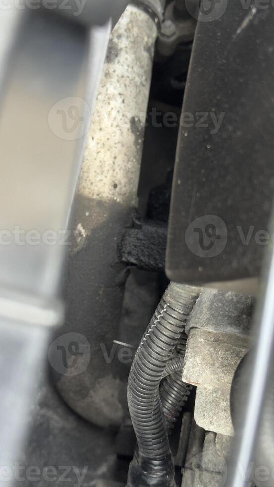 Engine Compartment Components, Close-Up View photo