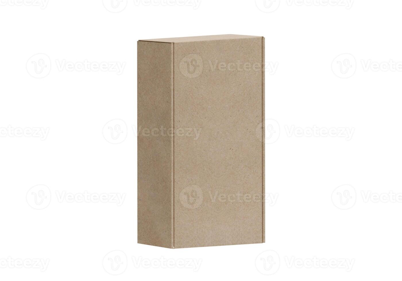 Brown cardboard box on white background19 photo