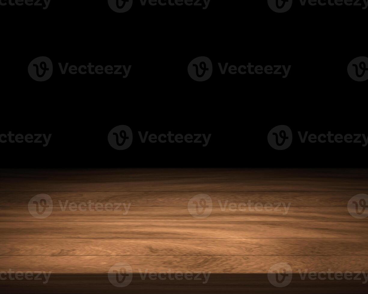 Empty wooden table on dark background Empty Space for display your products17 photo