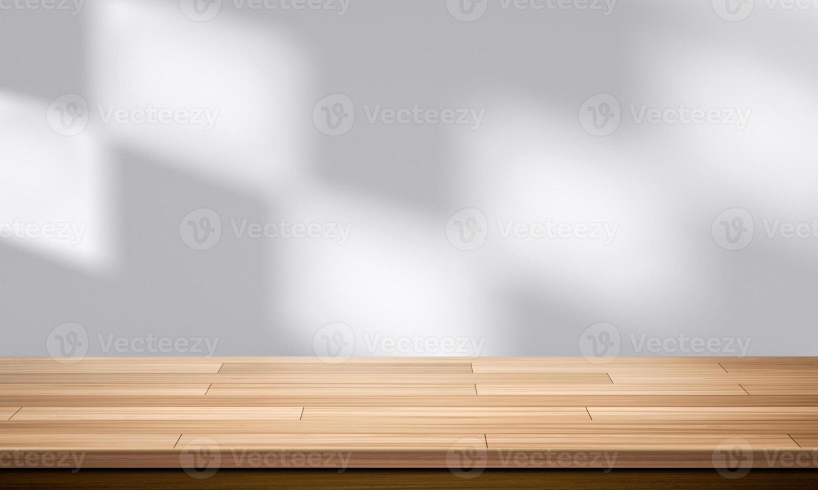 Wood table top and blurred wall shadow leaves window background can used for display or montage your products19 photo