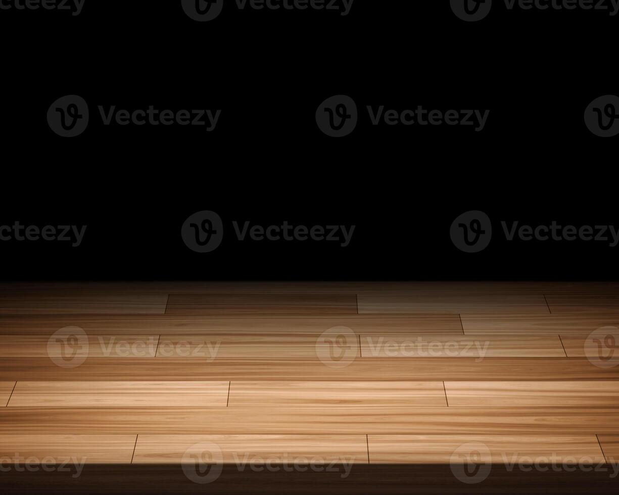 Empty wooden table on dark background Empty Space for display your products14 photo
