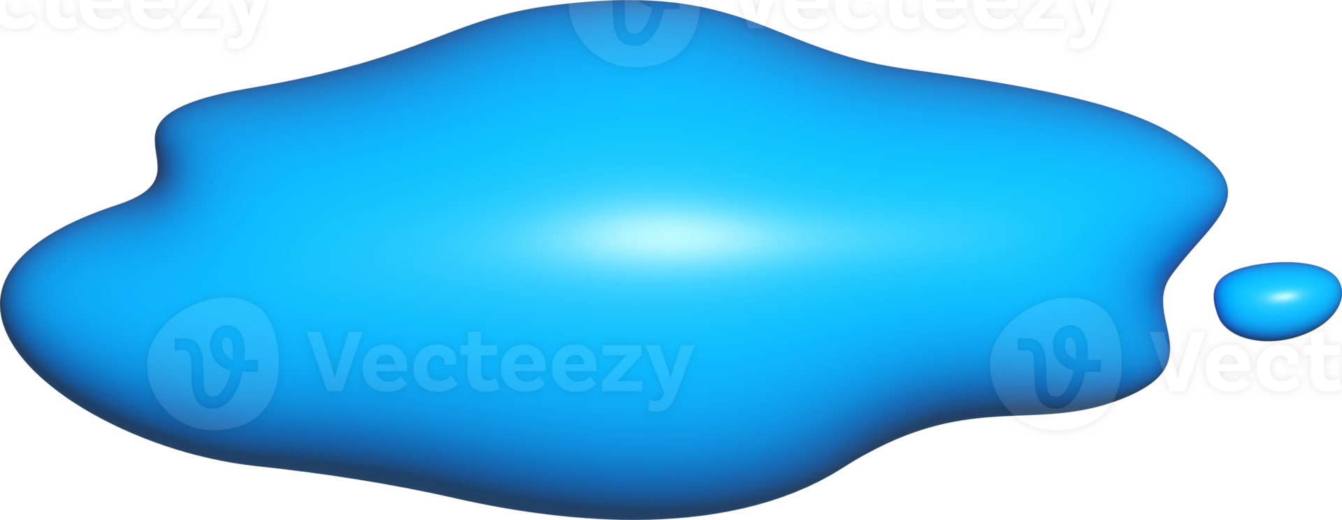 water drop 3D, aqua droplet, water emoji icons png