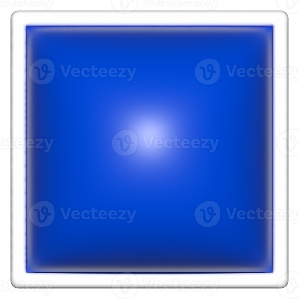square 3d shapes, geometric basic, simple square blue shape png